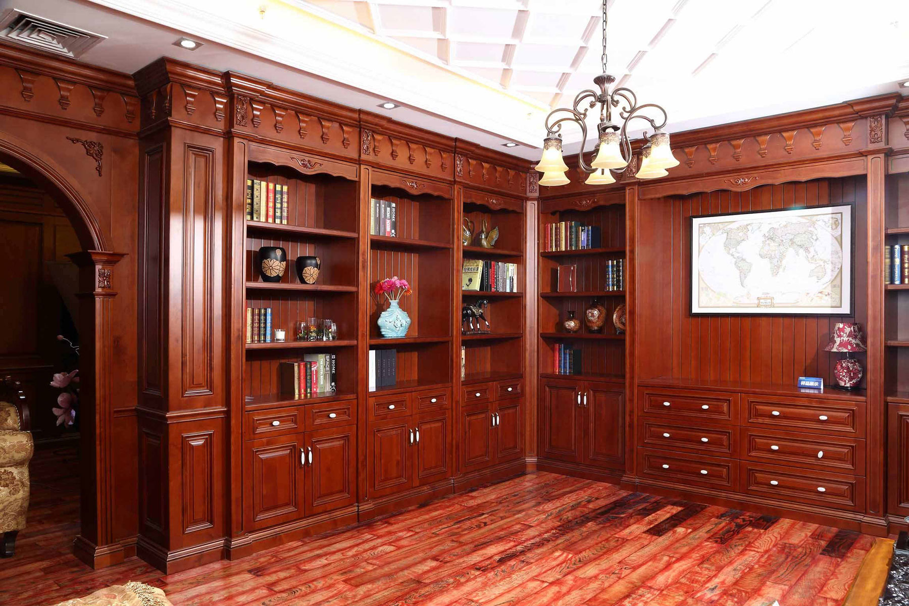 老板私密书房全铝办公